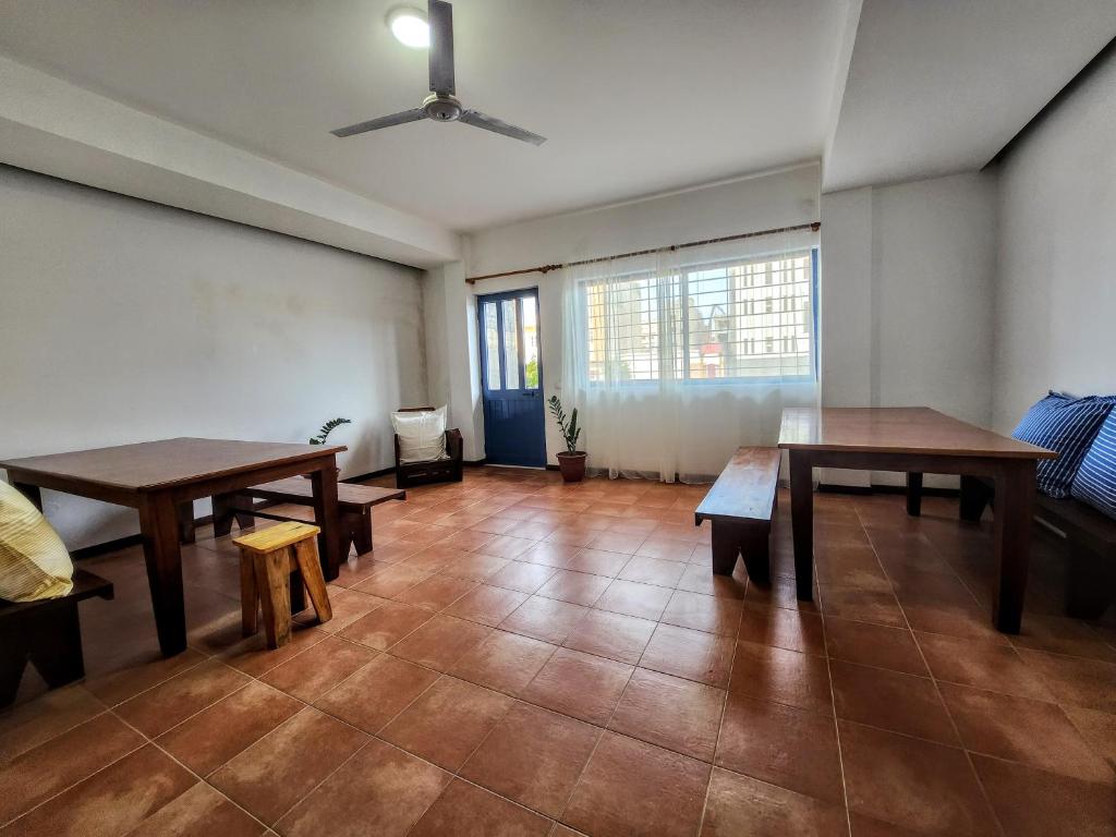 Posezení v ubytování Txada Hostel