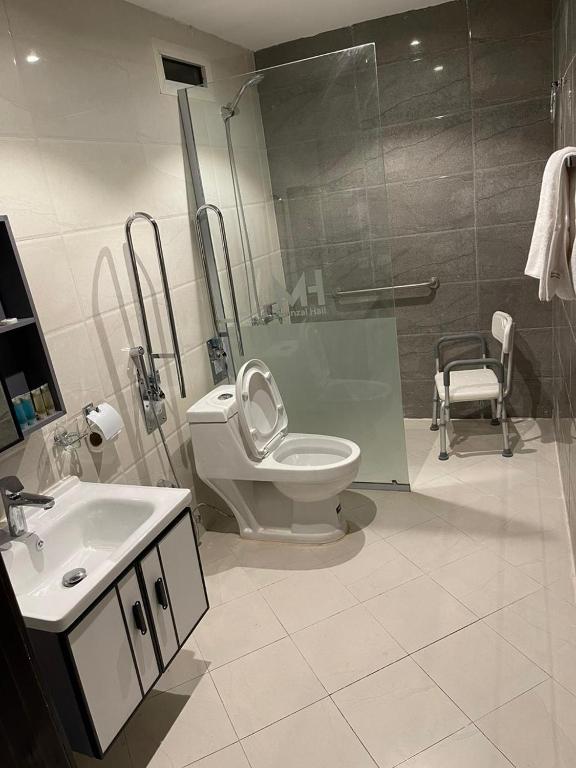 Koupelna v ubytování منازل الشمال للشقق المخدومة Manazel Al Shamal Serviced Apartments