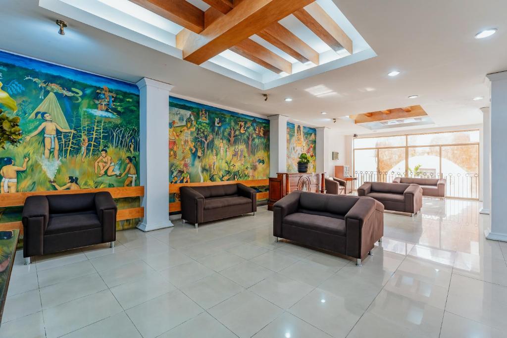 Posezení v ubytování Hotel Maya Yucatan