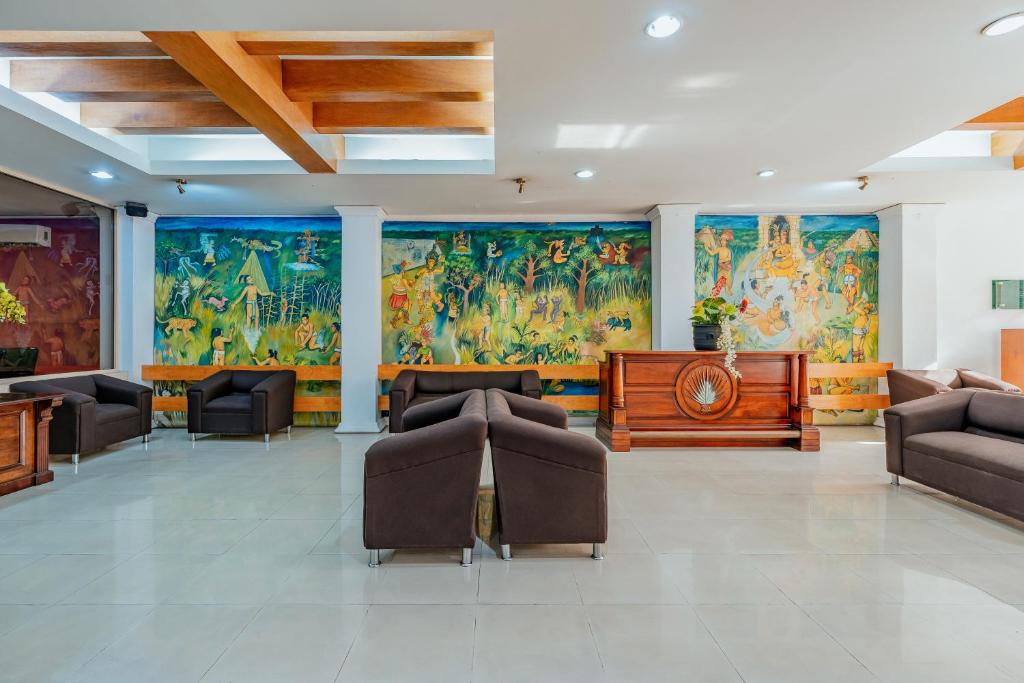 Posezení v ubytování Hotel Maya Yucatan