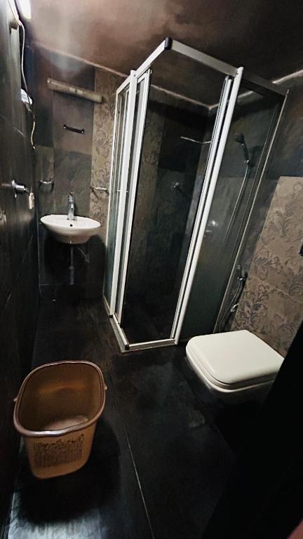 Koupelna v ubytování Muffys Apartment