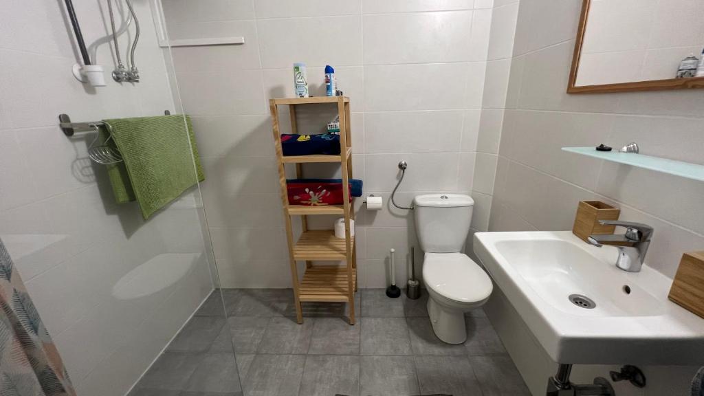 Koupelna v ubytování NAPartman Pécs