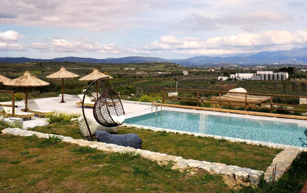 The swimming pool at or close to Alagni Cretan Resort