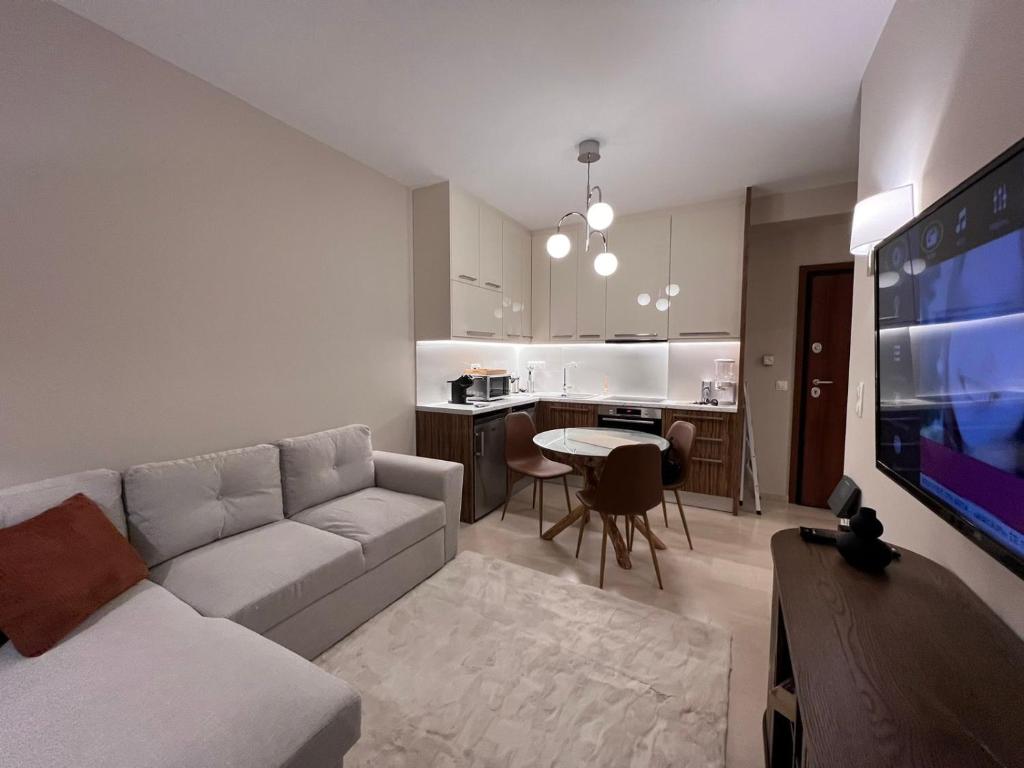 Kuchyň nebo kuchyňský kout v ubytování 'Amaryllis Home' ,το σπίτι σας
