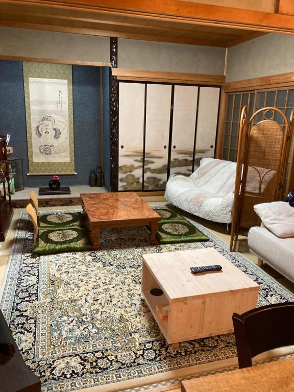 Posezení v ubytování Guest House Hinode