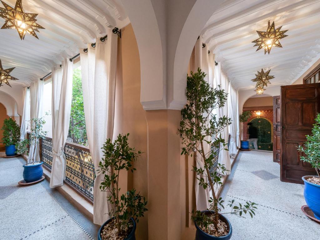 Zahrada ubytování Riad Dar El Médina - Heated Swimming pool, jacuzzi & Spa