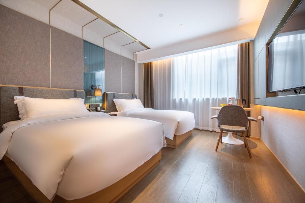 Paco Hotel Guangzhou South Railway Station Panyu Changlong Branch - Salle Jumelle Supérieure