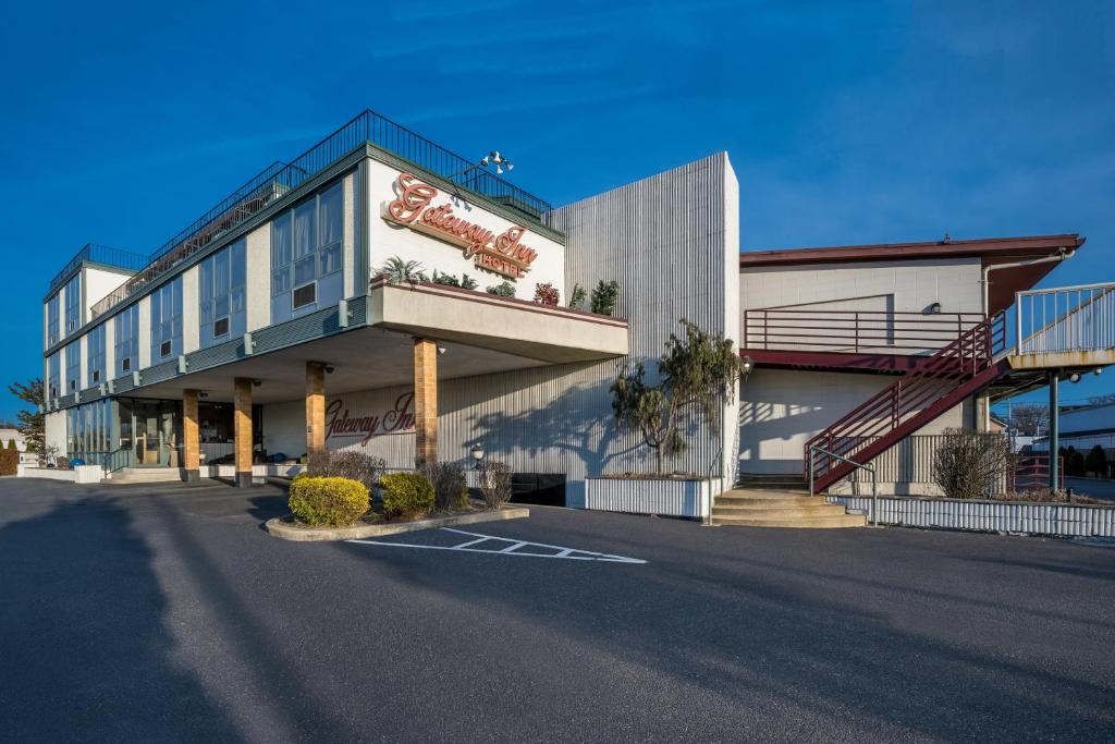 El edificio en el que está la posada