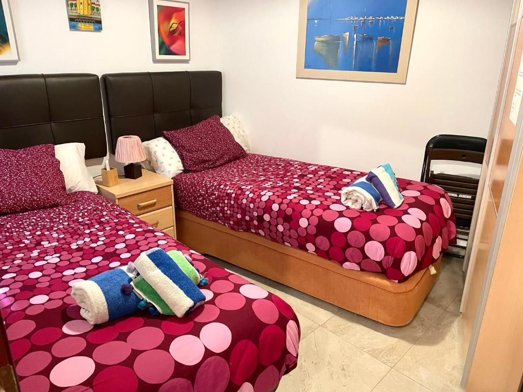 Łóżko lub łóżka w pokoju w obiekcie Apartamento Centro Plaza Salvador, Wifi free& parking opcional