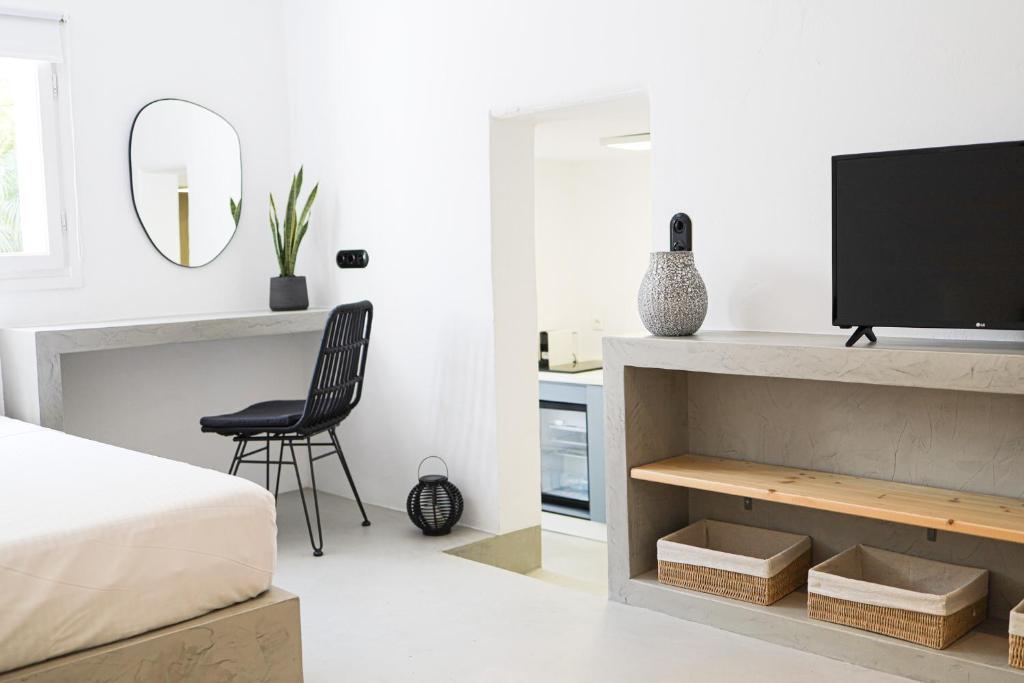 Telewizja i/lub zestaw kina domowego w obiekcie 30villa Rd Studio