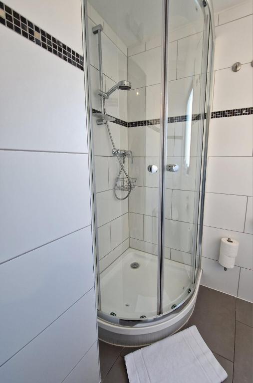 Koupelna v ubytování Das SP Hotel