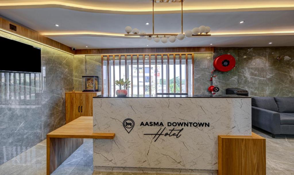 Vstupní hala nebo recepce v ubytování Treebo Aasma Downtown