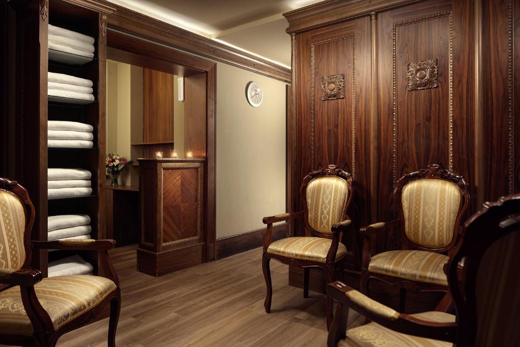 Posezení v ubytování Spa Hotel Villa Smetana
