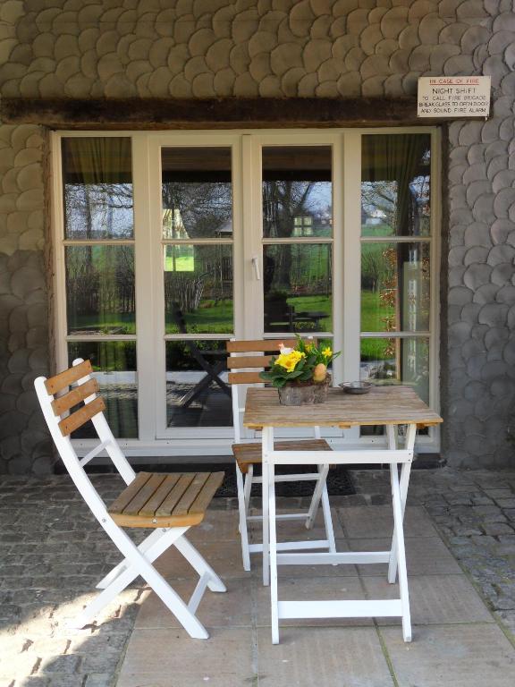 Patio nebo venkovní prostory v ubytování B&B 'Het Logiement