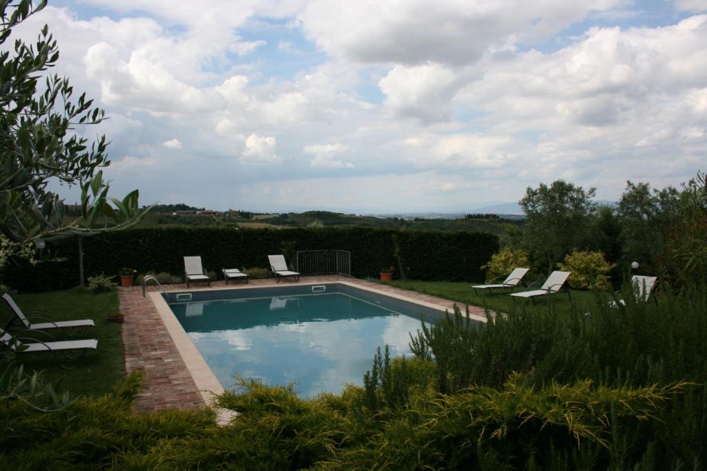 Bazén v ubytovaní Villa Il Poggiarone alebo v jeho blízkosti
