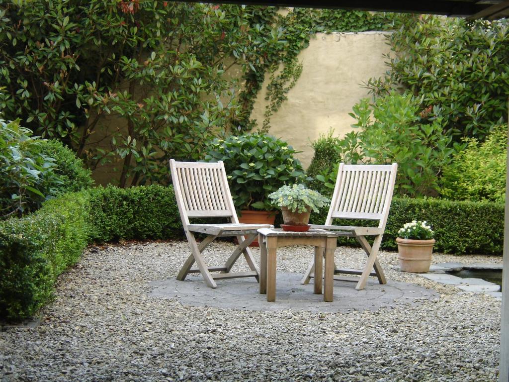 Zahrada ubytování B&B Villa Des Raisins