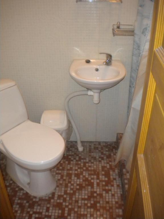 Koupelna v ubytování Madise Guesthouse