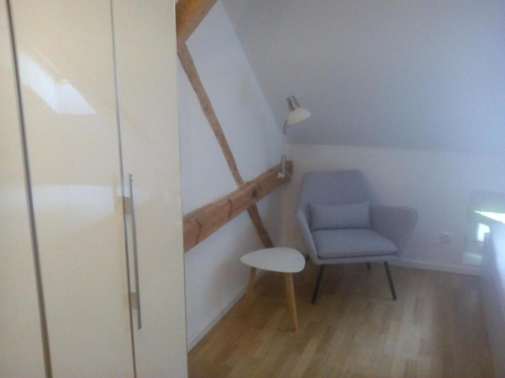 Posezení v ubytování Ferienwohnung am Teupitzsee