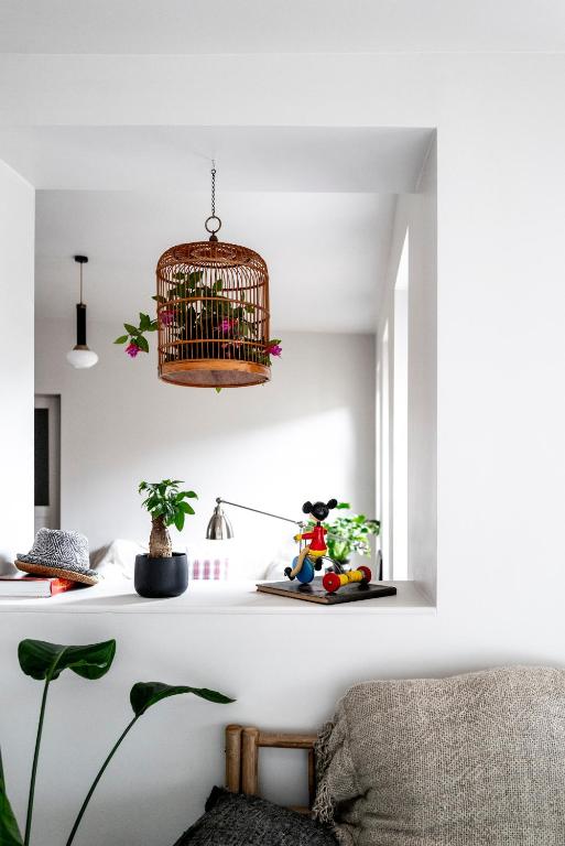Posezení v ubytování Maison Grand Sable
