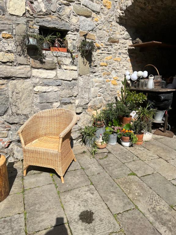 Patio nebo venkovní prostory v ubytování Corte Paganini Casa Vacanze
