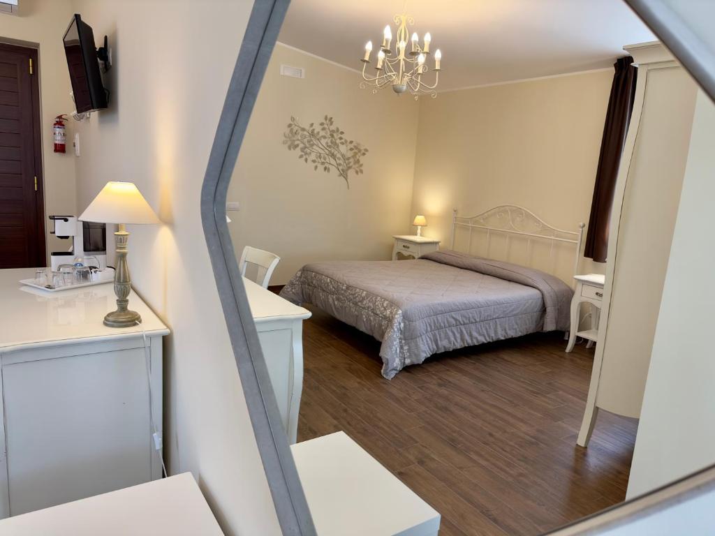 Postel nebo postele na pokoji v ubytování Masseria Torre Spagnola