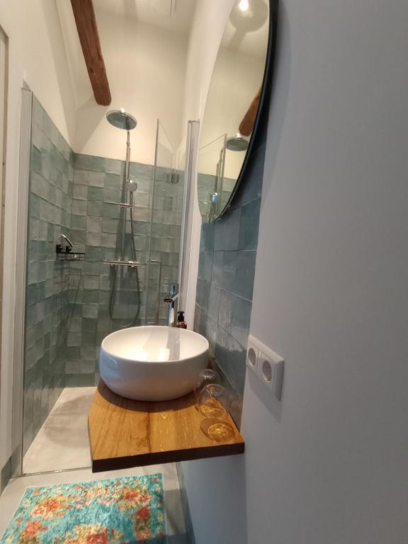 Koupelna v ubytování B&B Suyder Cogge