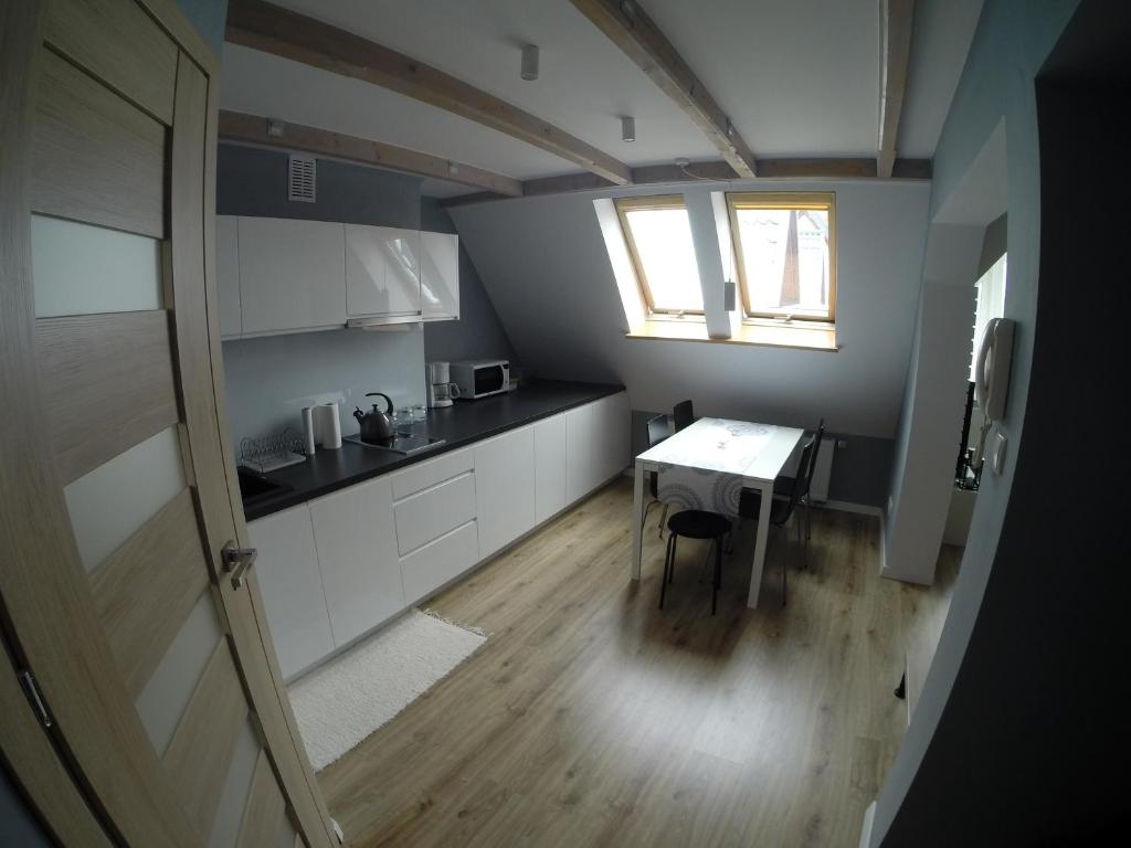 Kuchyňa alebo kuchynka v ubytovaní Studio Stroma Zakopane
