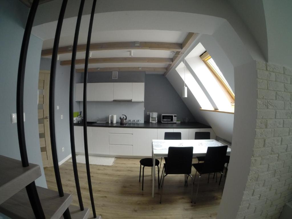 Kuchyňa alebo kuchynka v ubytovaní Studio Stroma Zakopane
