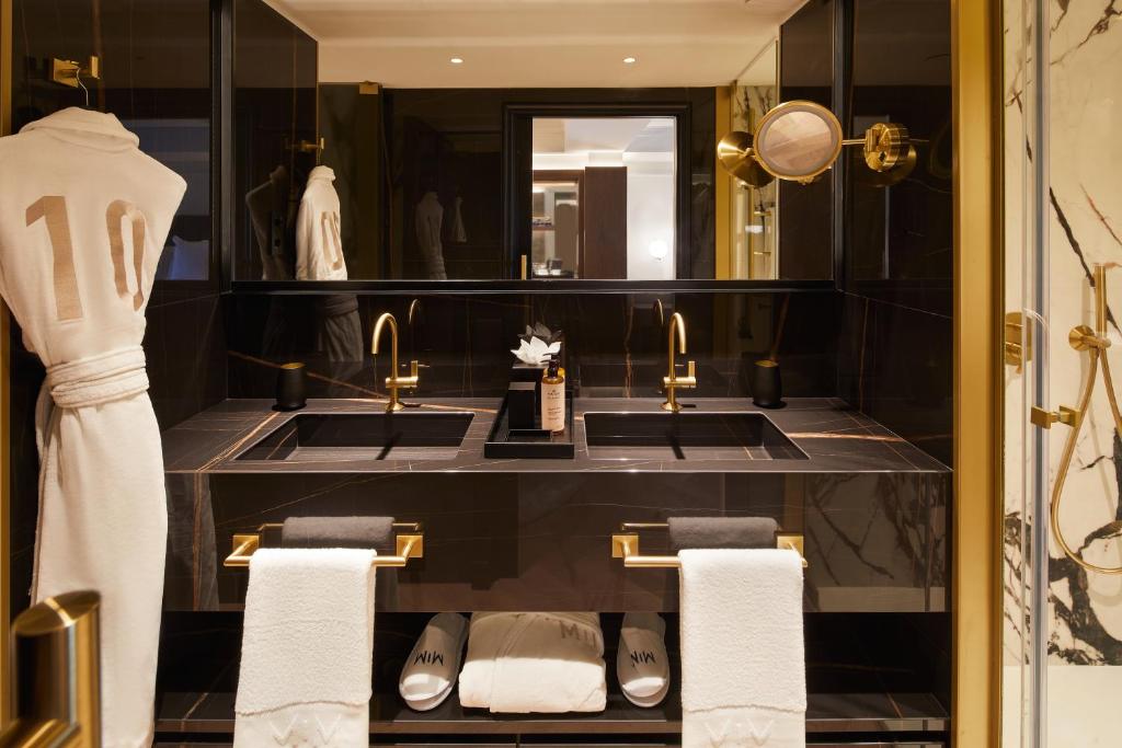 Koupelna v ubytování Hotel MIM Andorra
