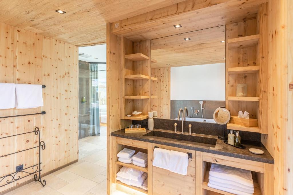 Köök või kööginurk majutusasutuses Chalet Residenz Zillertal Mühlermoos