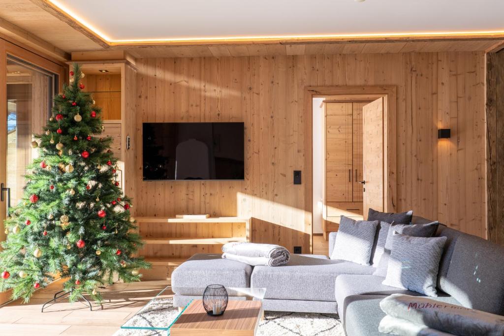 Istumisnurk majutusasutuses Chalet Residenz Zillertal Mühlermoos
