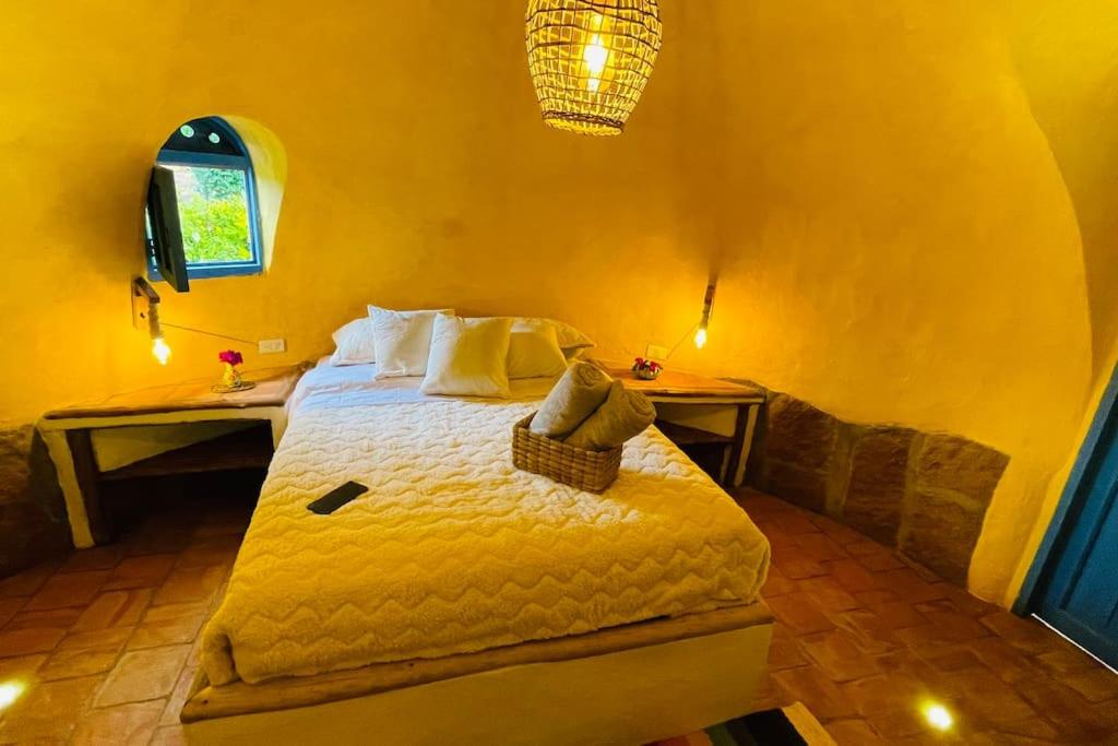 Voodi või voodid majutusasutuse Hermoso Glamping Mikonos toas