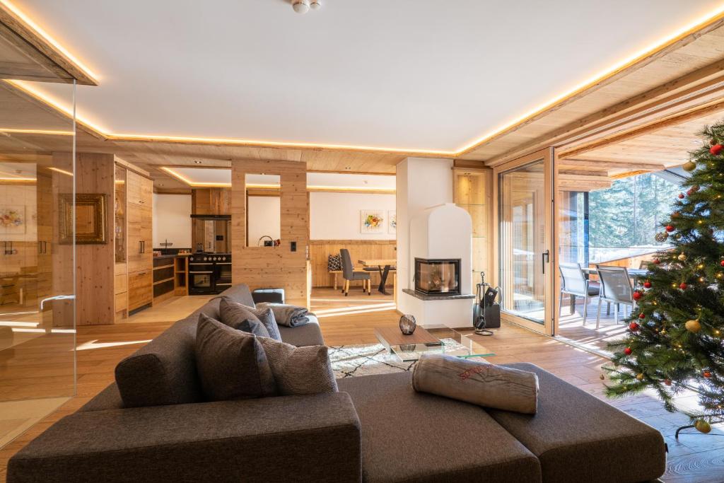 Istumisnurk majutusasutuses Chalet Residenz Zillertal Mühlermoos