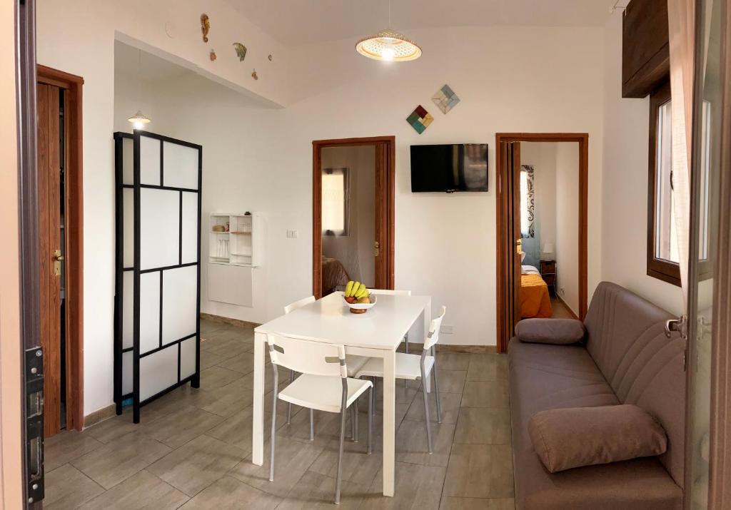 TV a/nebo společenská místnost v ubytování Noemi Holiday House