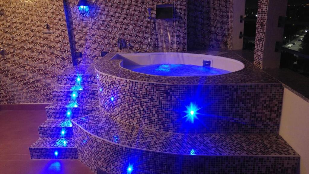 Koupelna v ubytování B&B - Camera doppia con bagno privato in stupendo attico con vista mozzafiato