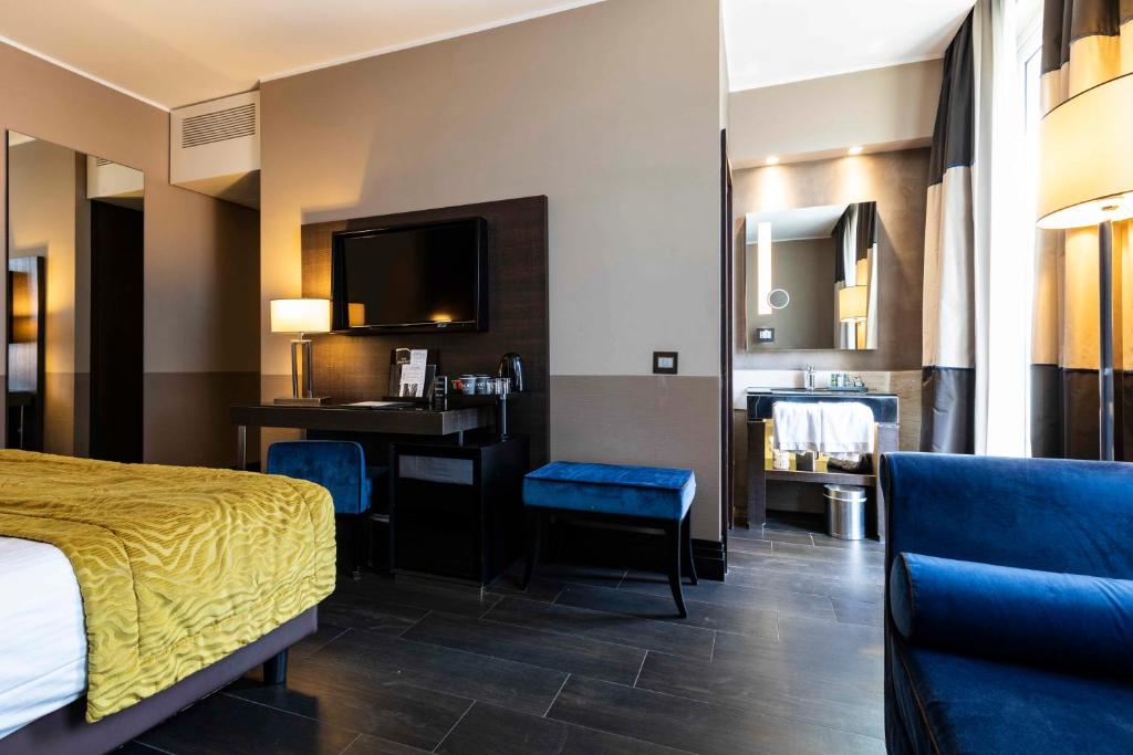 Posezení v ubytování Rome Times Hotel