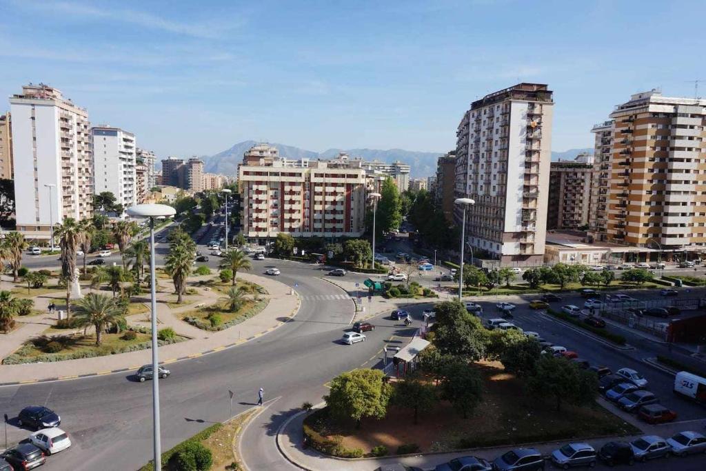 Výhľad na mesto Palermo alebo výhľad na mesto priamo z apartmánu