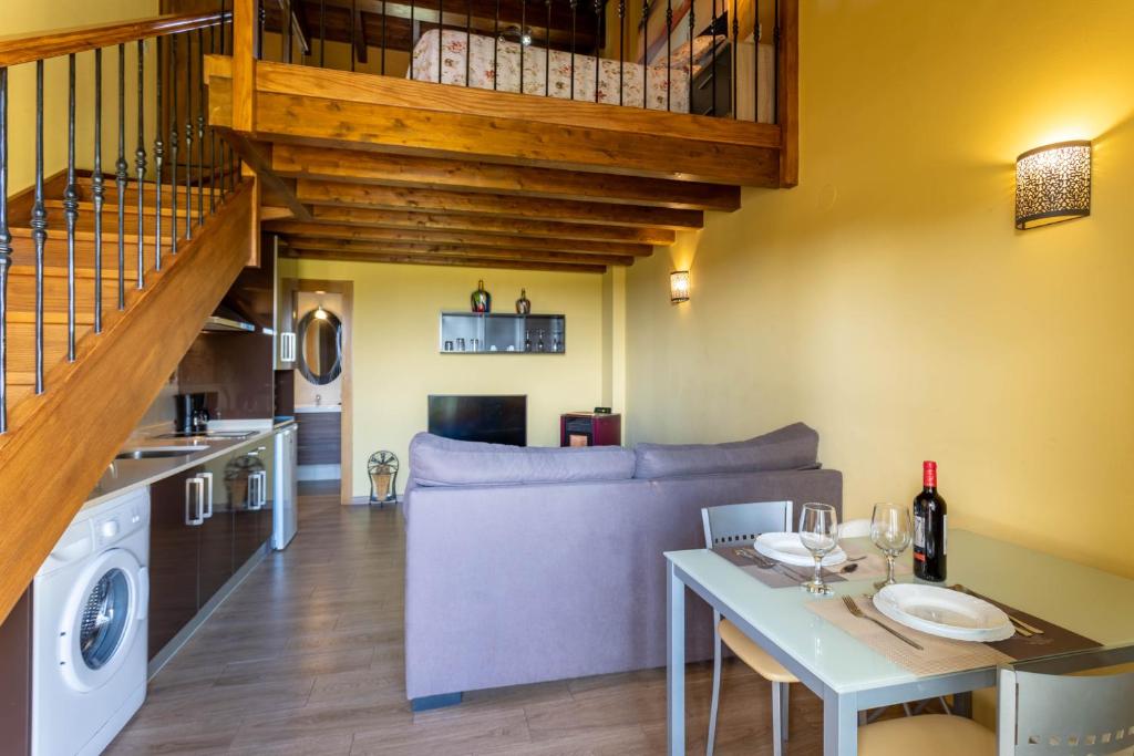 Posezení v ubytování Villas Verdemar