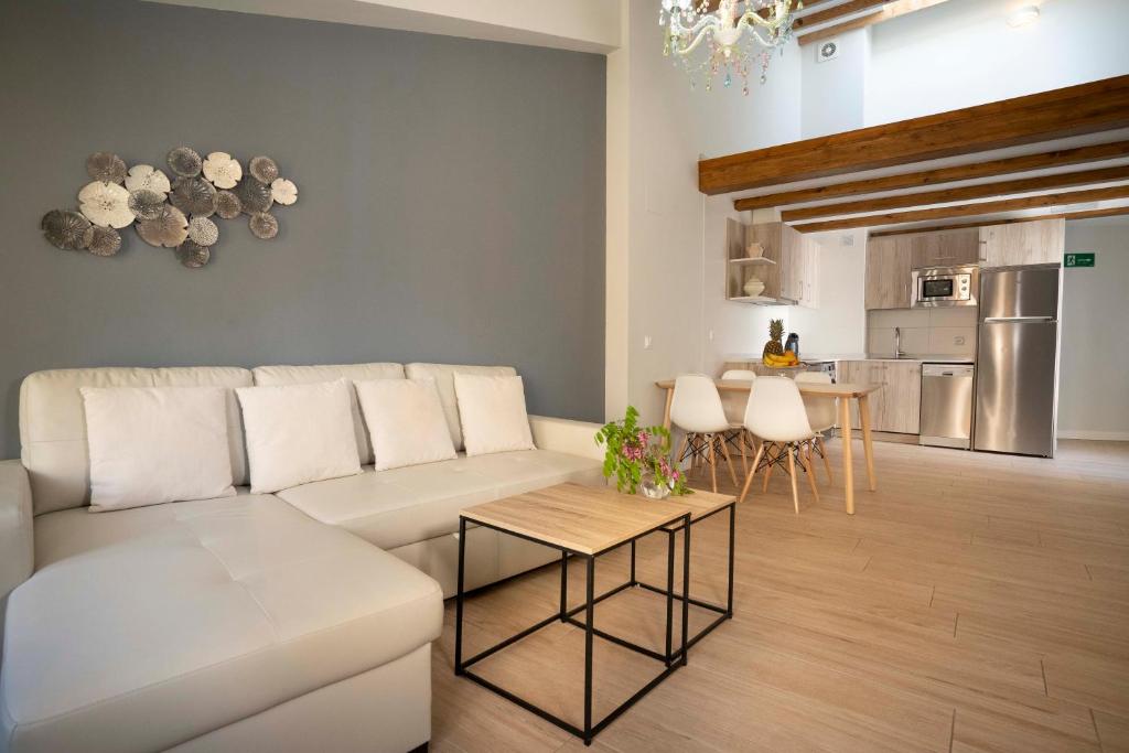 Una cocina o zona de cocina en Apartamentos Terraza Ega