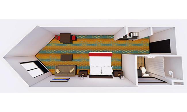 7Clans Hotel & Resort - King Studio Met Bankbed