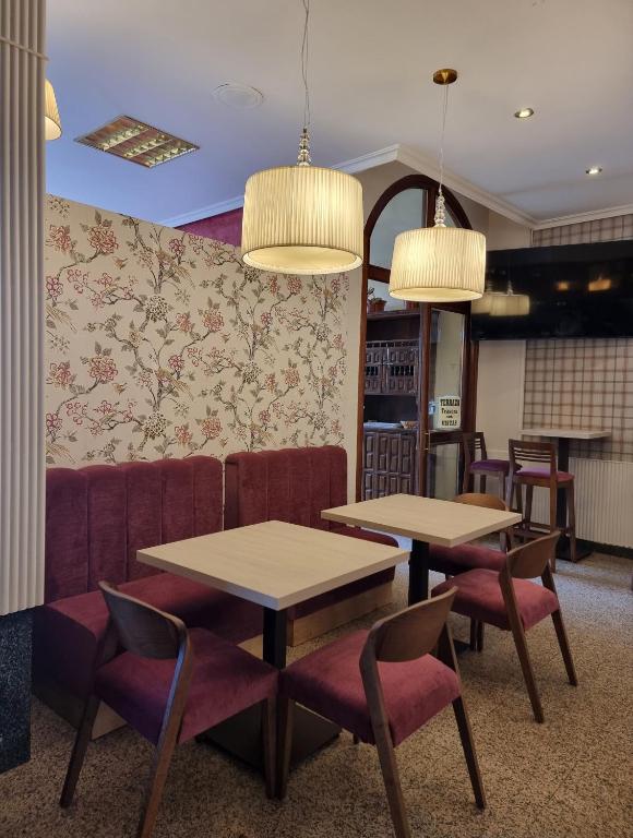 Kuchyň nebo kuchyňský kout v ubytování Hostal Sainz