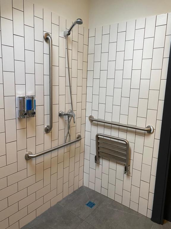 Koupelna v ubytování Albergue turístico de Eugi