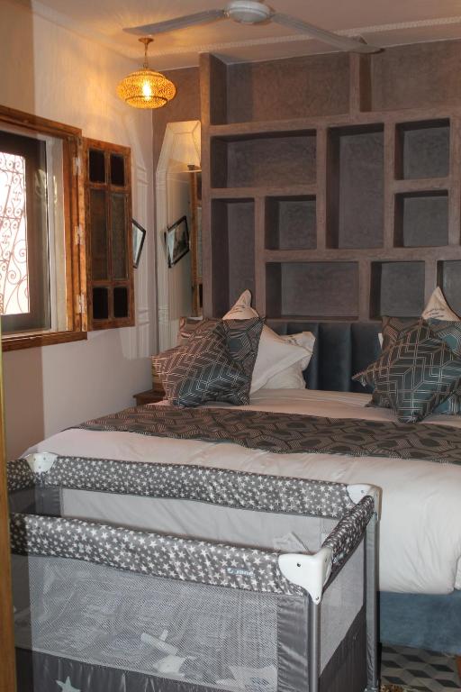 Posezení v ubytování RIAD LUXE LOCATION le GRIZZLY