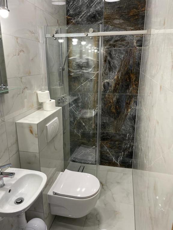Koupelna v ubytování Irys 1