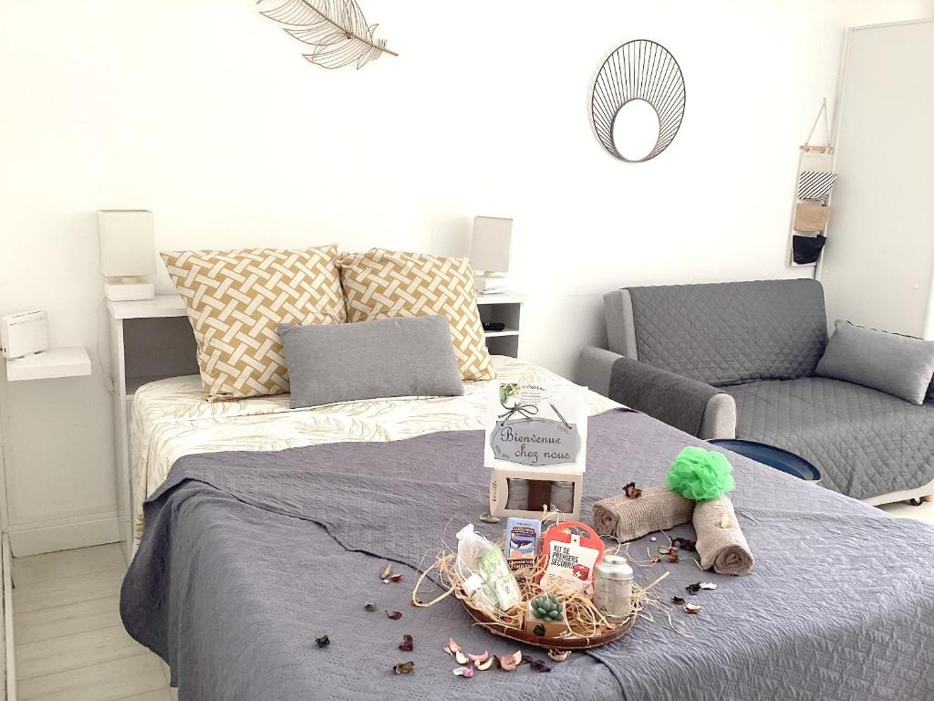 Studio avec vue sur la mer jardin clos et wifi a Saint Denis