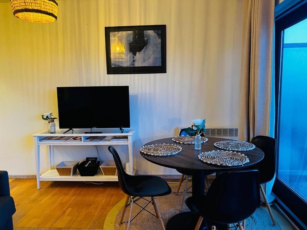 La perle du Nord studio met meer, strand en zwembad - Studio