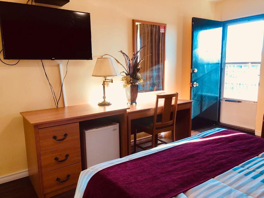 Postel nebo postele na pokoji v ubytování Martin's Inn