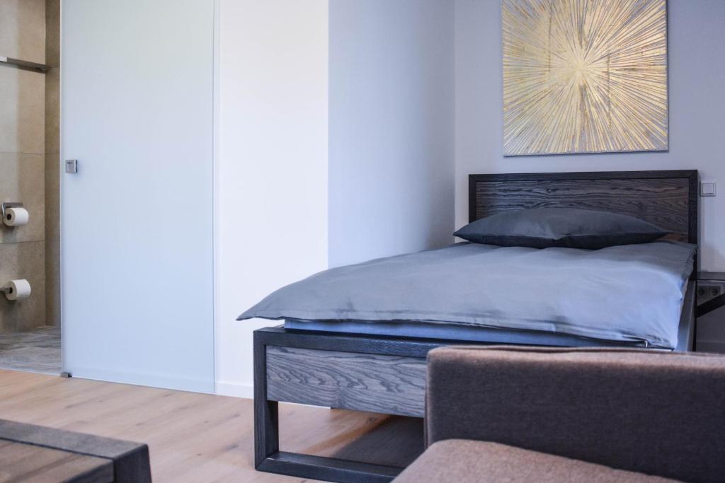 Postel nebo postele na pokoji v ubytování Hotel Pame Grill