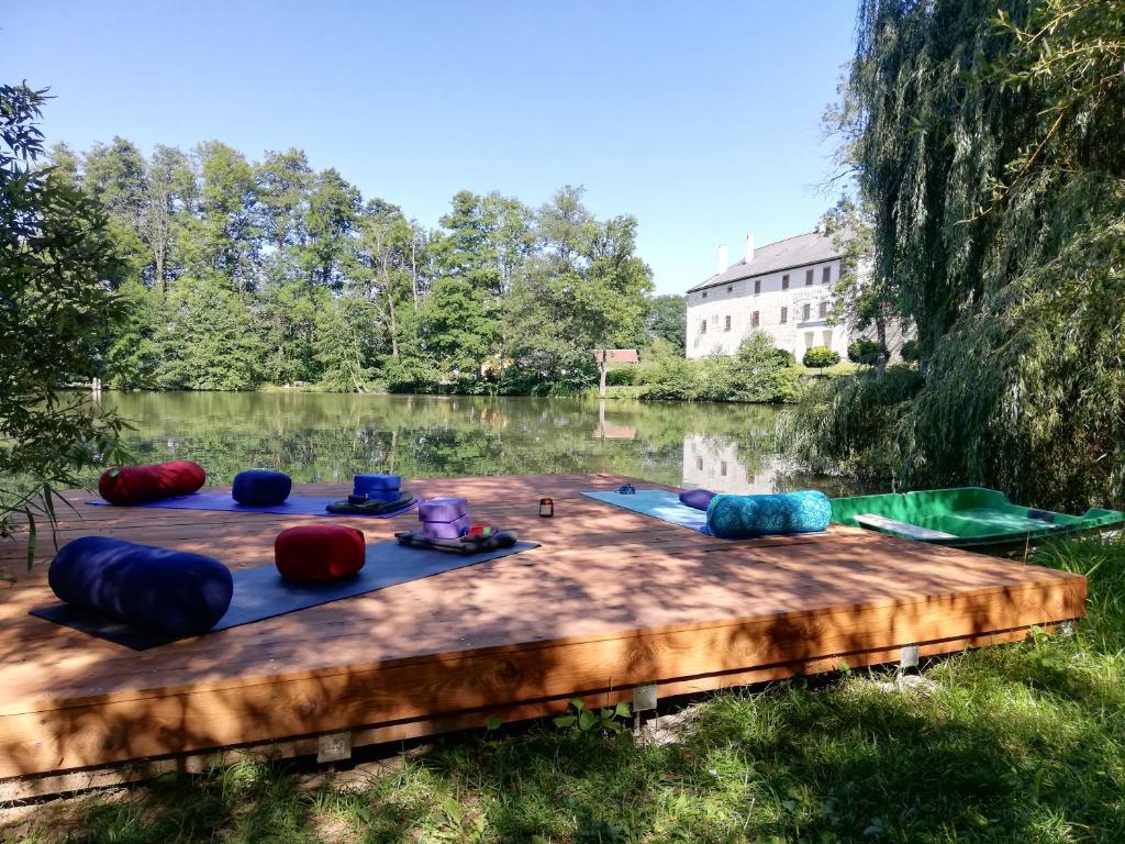 Ogród w obiekcie Hotel Tvrz Orlice