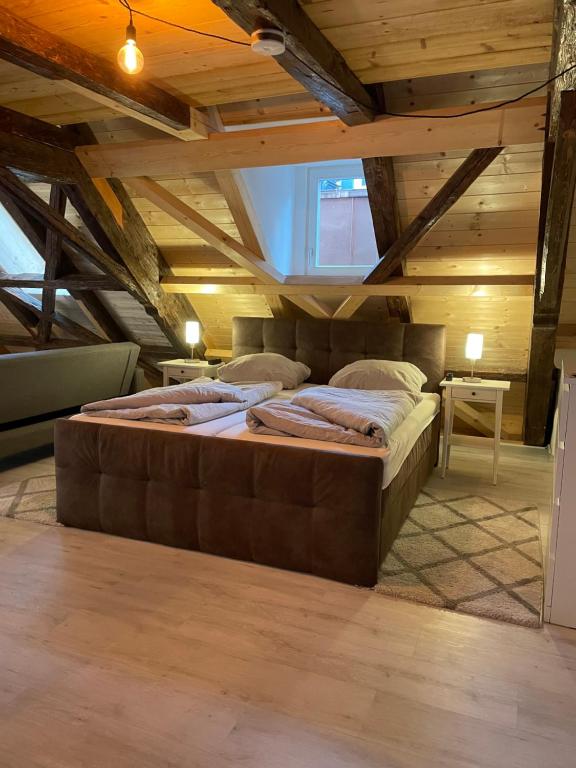 Postel nebo postele na pokoji v ubytování 24-7 Apartment Passau
